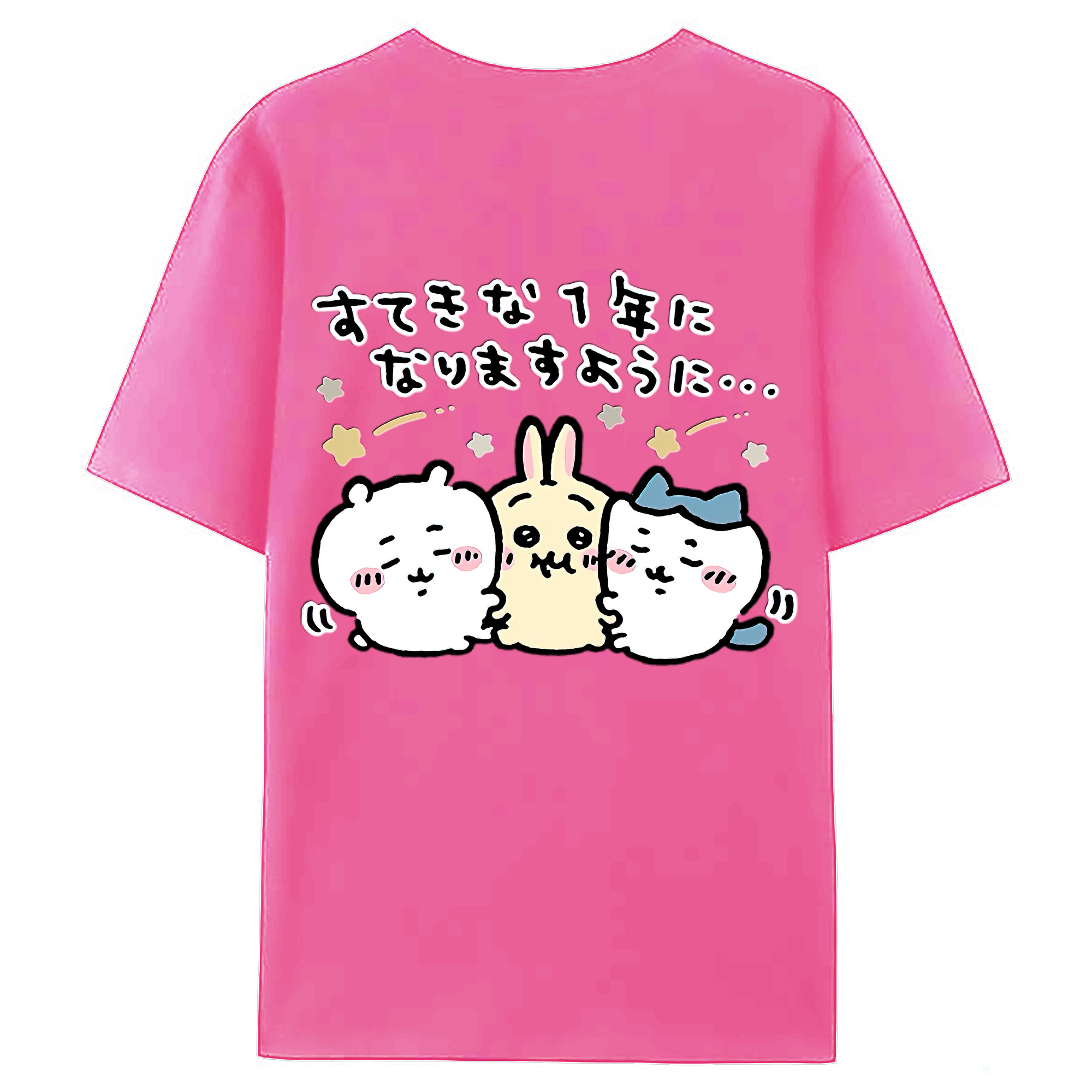 （画像用） ちいかわ ちいかわ Chii-kawa chiikawa レディース半袖Tシャツ(バックプリント)